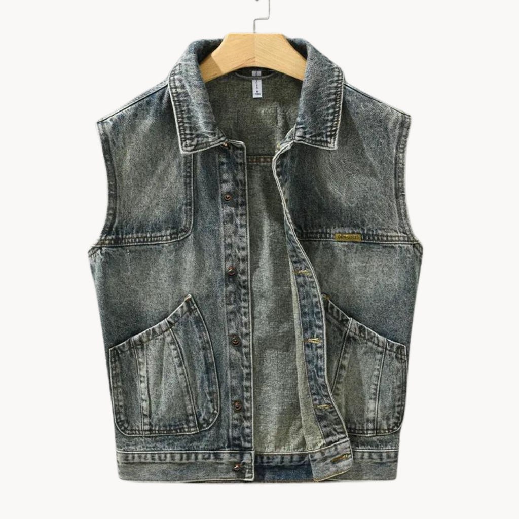 Men's Denim Vest | Claes