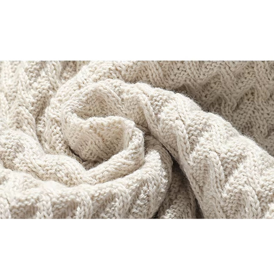 Men's Textured Knit Hoodie | Vantage