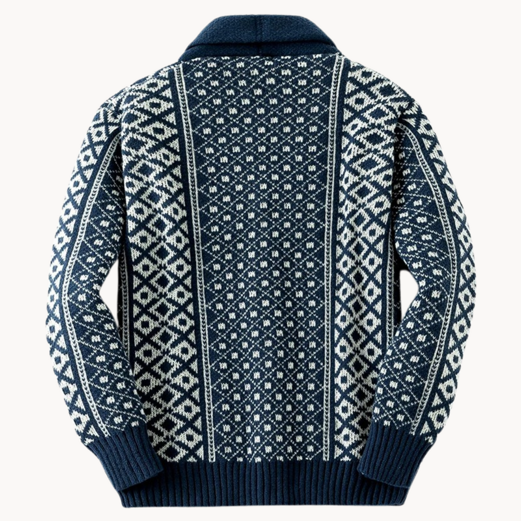 Men's Button Detail Knit Jumper | Matvey