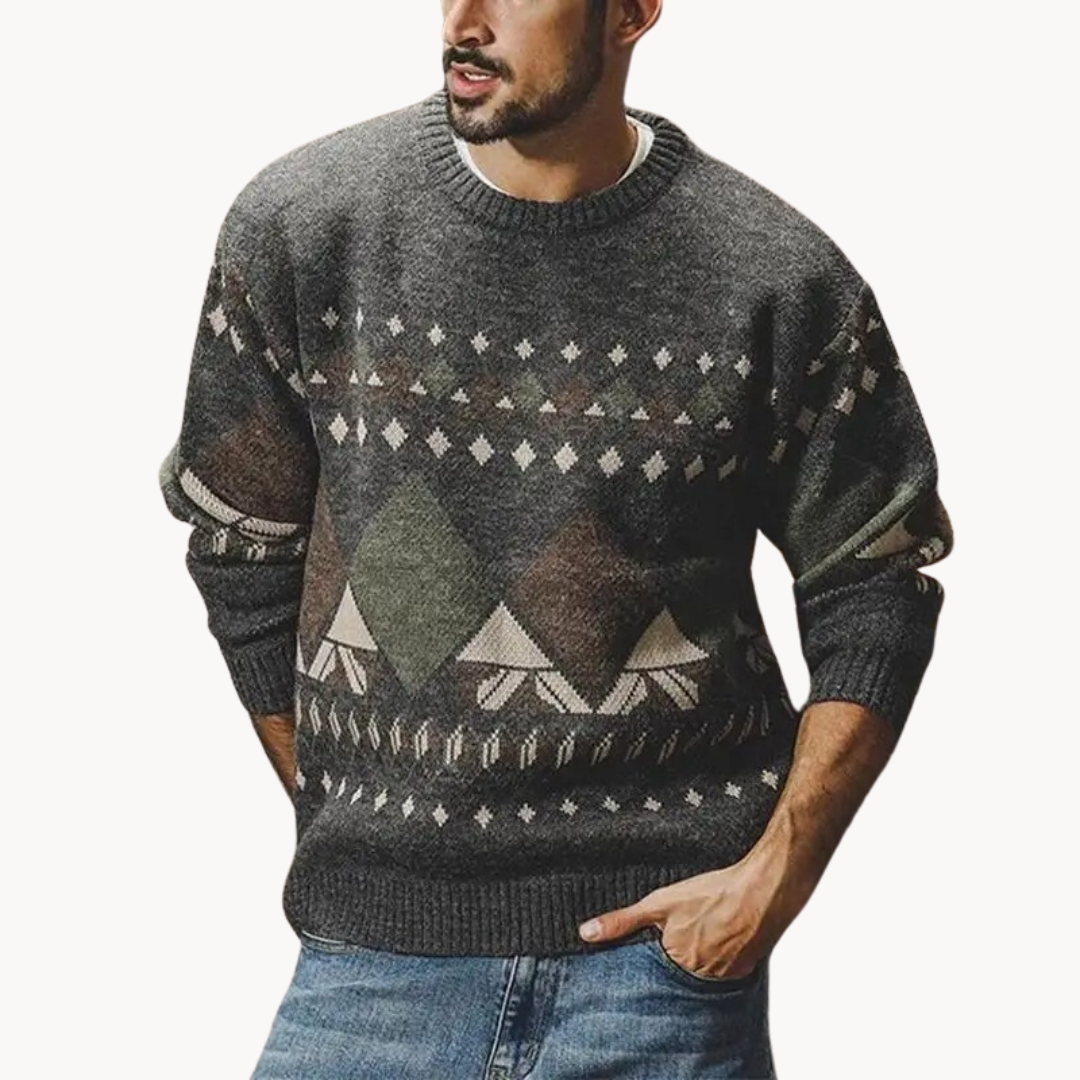 Men's Retro Knit Jumper | Albin