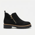 Women's Orthopaedic Wedge Ankle Boots with Side Zip