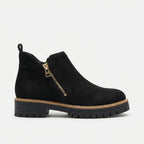 Women's Orthopaedic Wedge Ankle Boots with Side Zip