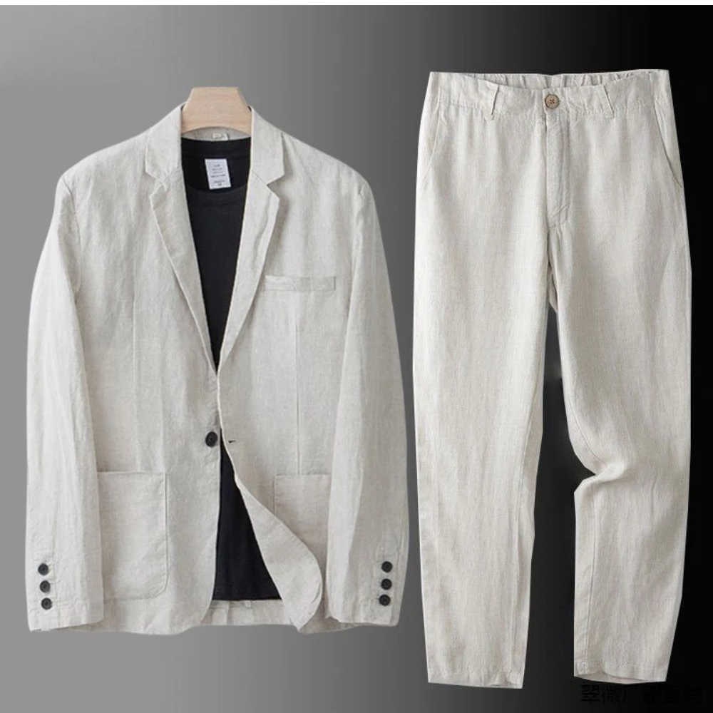 Men's Linen Two-Piece Set – Magnus
