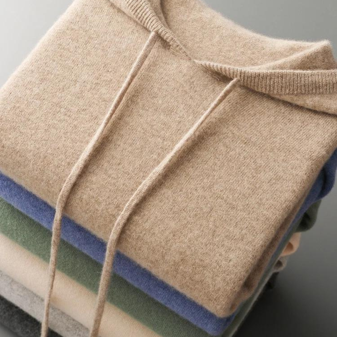 Men's Merino Wool Hoodie | Glacier