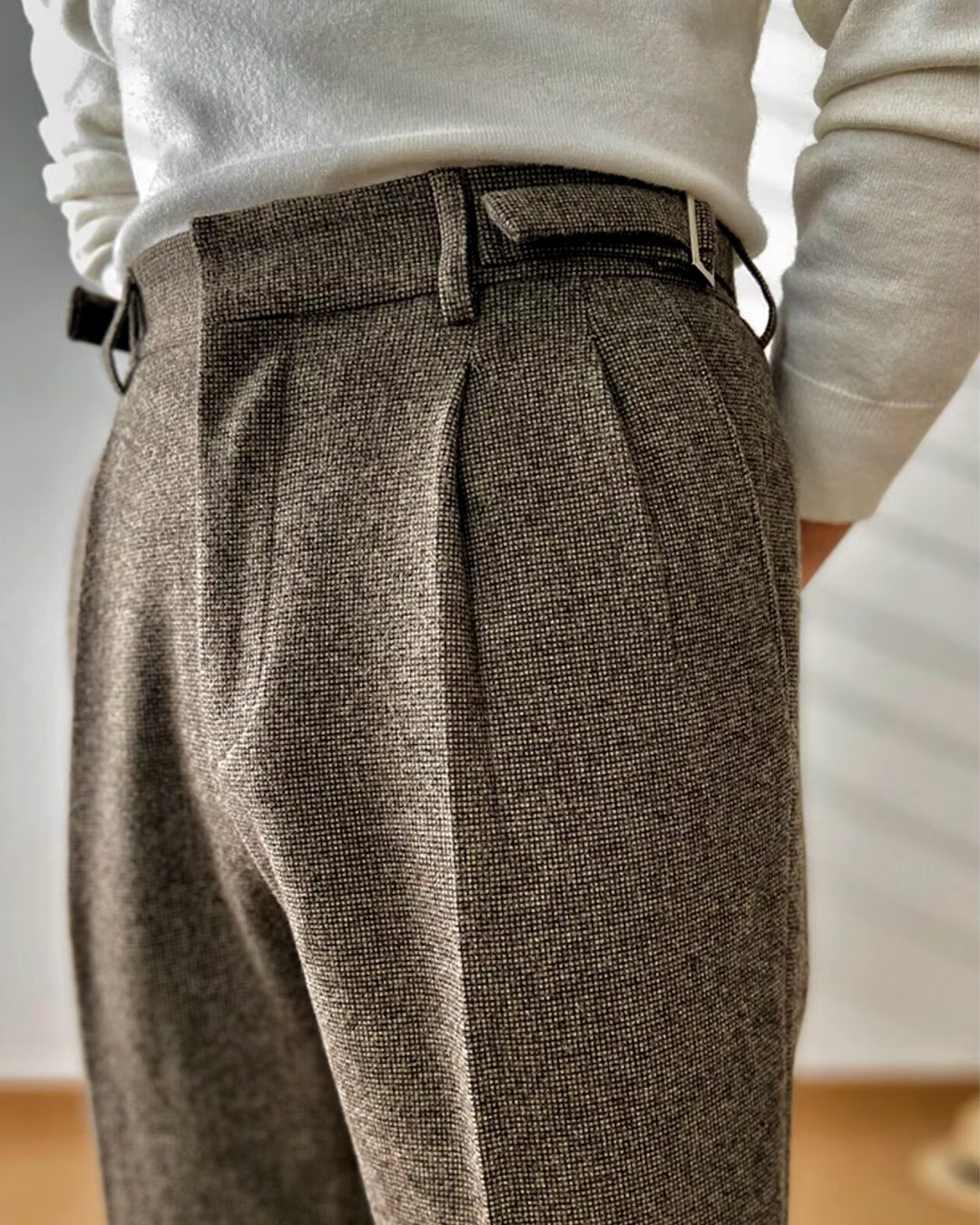 Men's Pleated Trousers | Corwyn