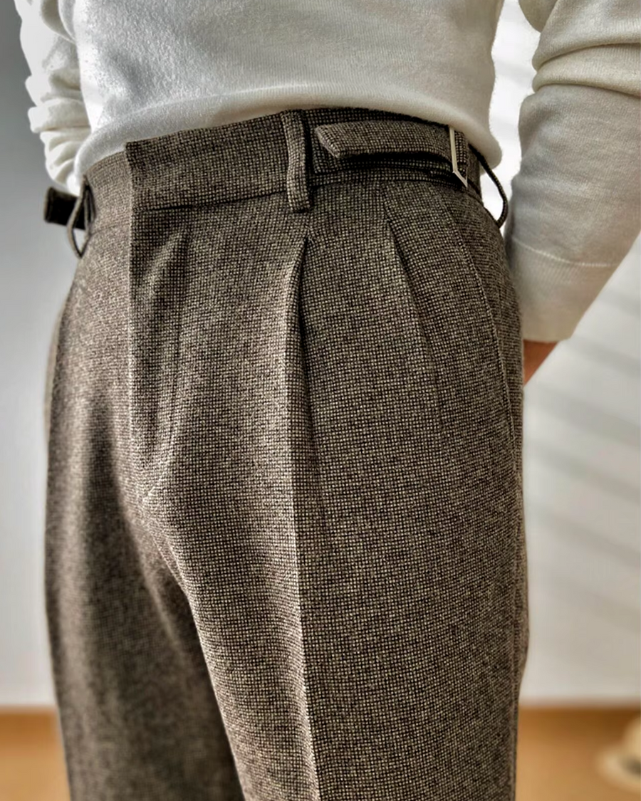 Men's Pleated Trousers | Corwyn