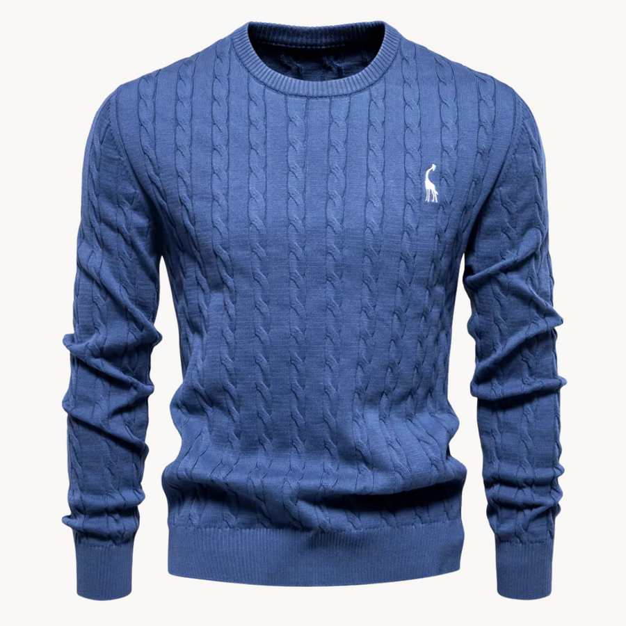 Men's Chunky Cable Knit Jumper | Kosta