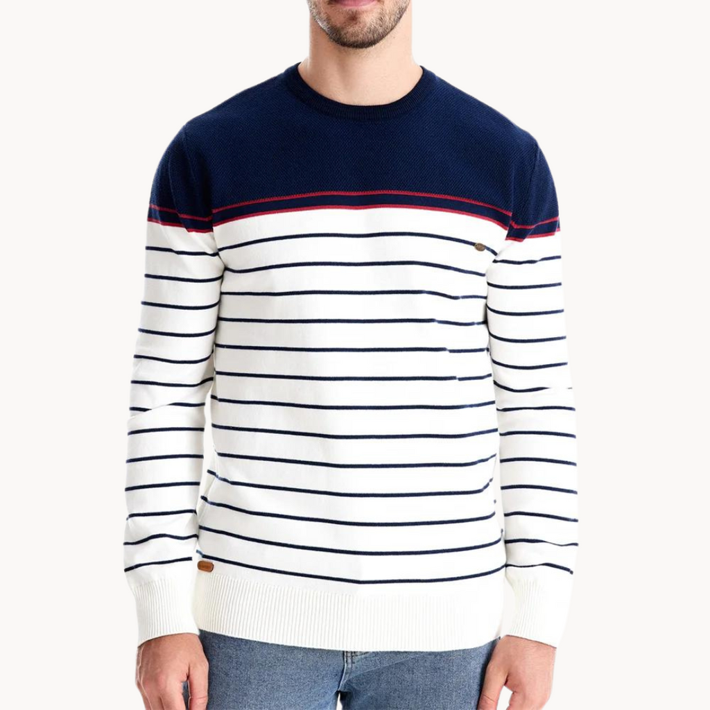 Men's Striped Knit Jumper | Atlantic