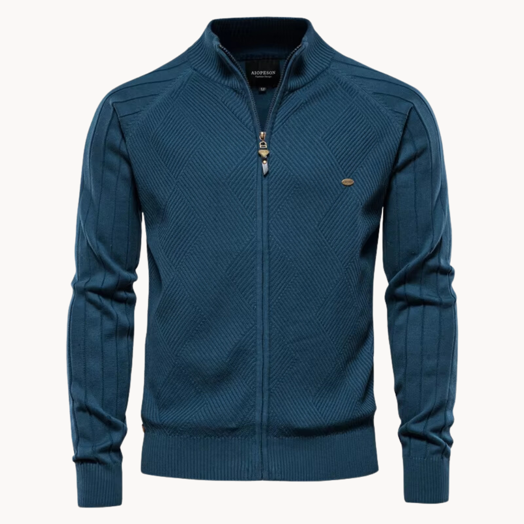 Men's Zip-Up Cardigan | Vance