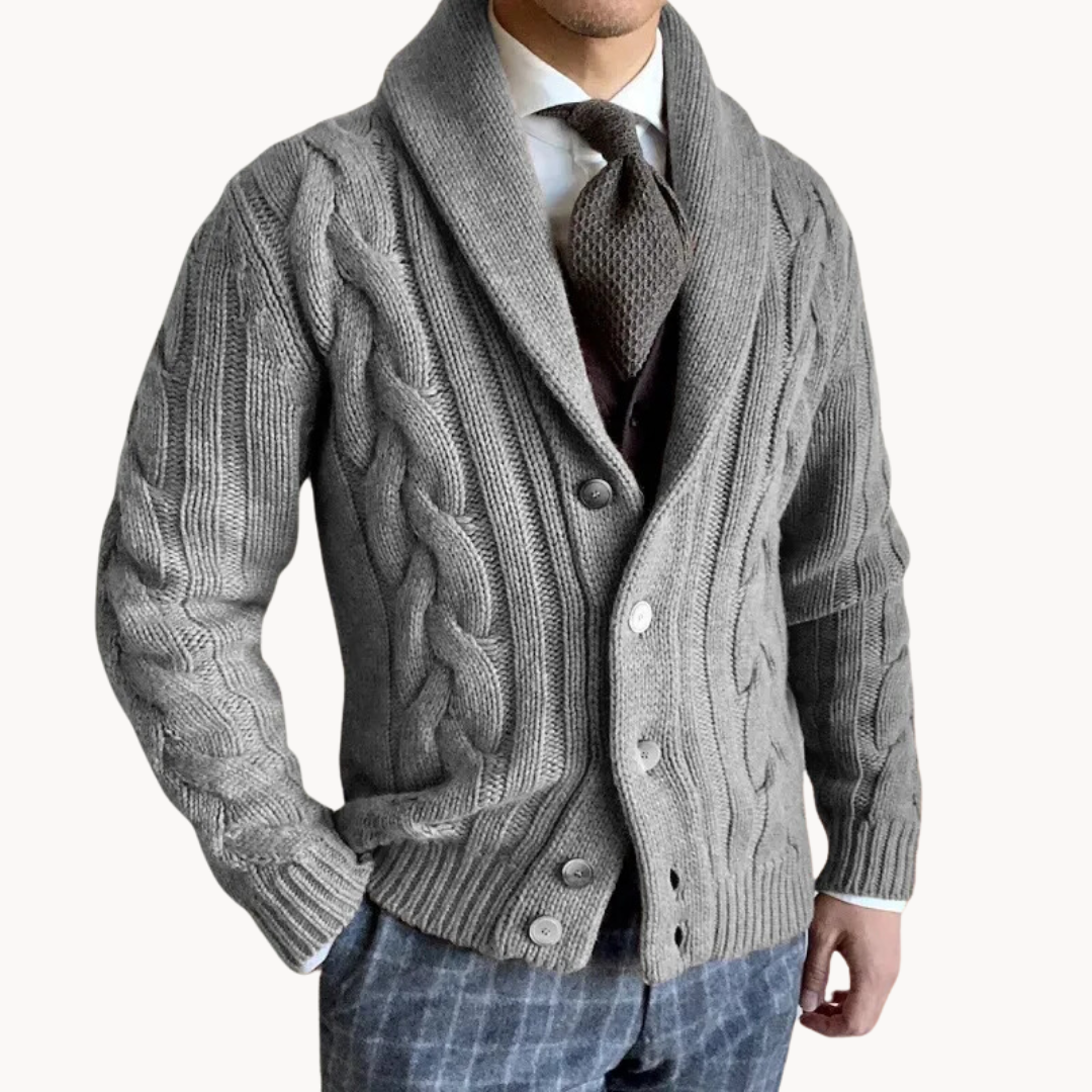 Men's Shawl Collar Cardigan | Willem
