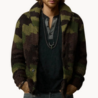 Men's Camo Print Shawl Cardigan | Recon