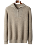 Men's Cashmere Half-Zip Sweater – Portofino