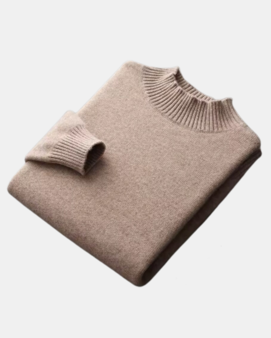 Men's Wool Half Turtleneck Sweater – Mercurius