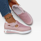 Women's Velcro Platform Walking Trainers — view 2