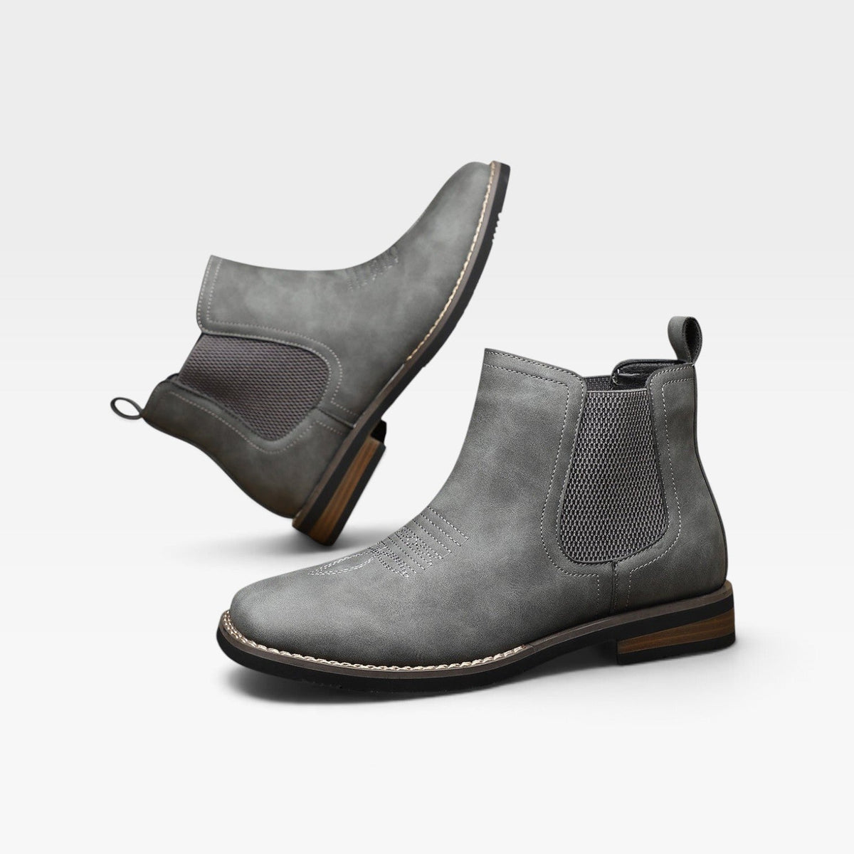 Men's Orthopaedic Chelsea Boots with Ergonomic Insole — view 11