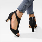 Women's Low Block Heel Court Shoes — view 6