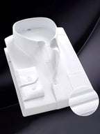 Men's regular fit long sleeve formal shirt