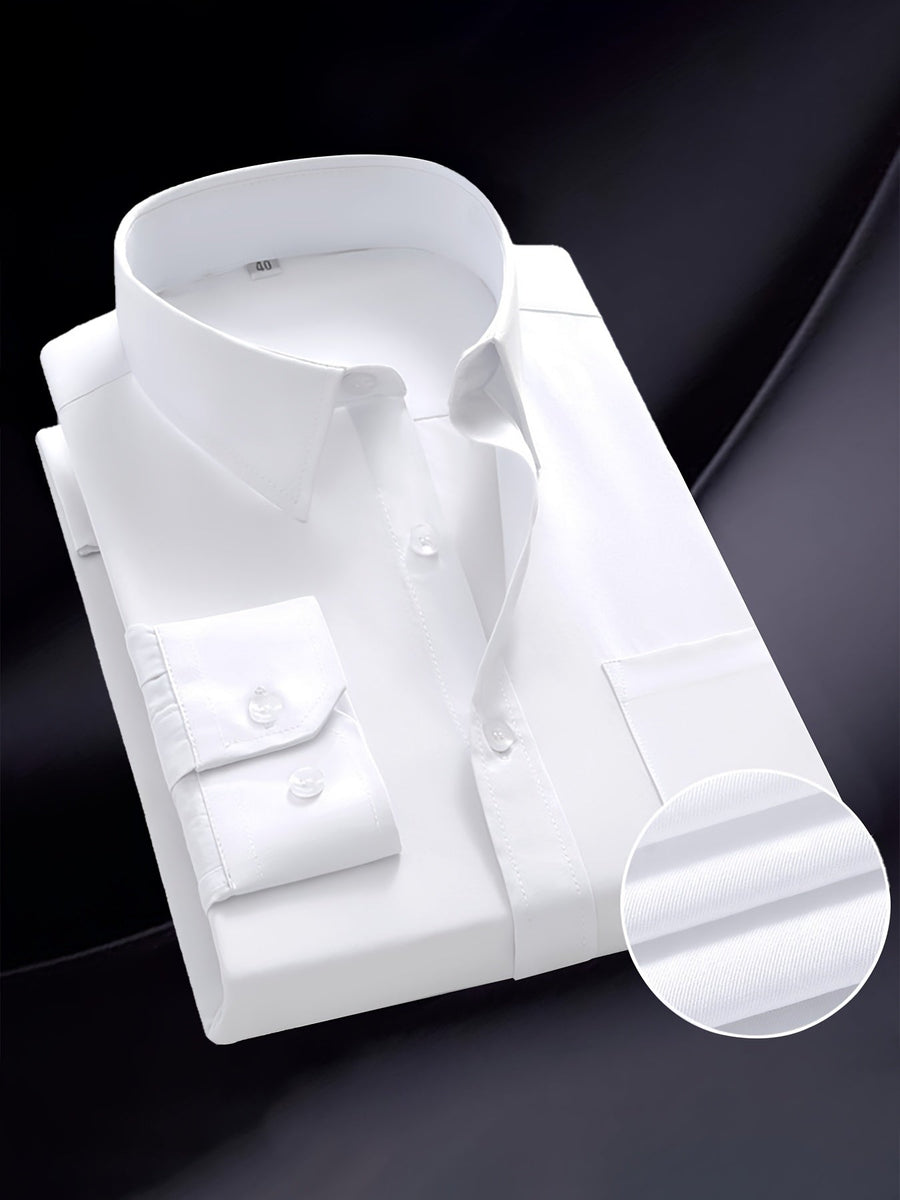Men's regular fit long sleeve formal shirt