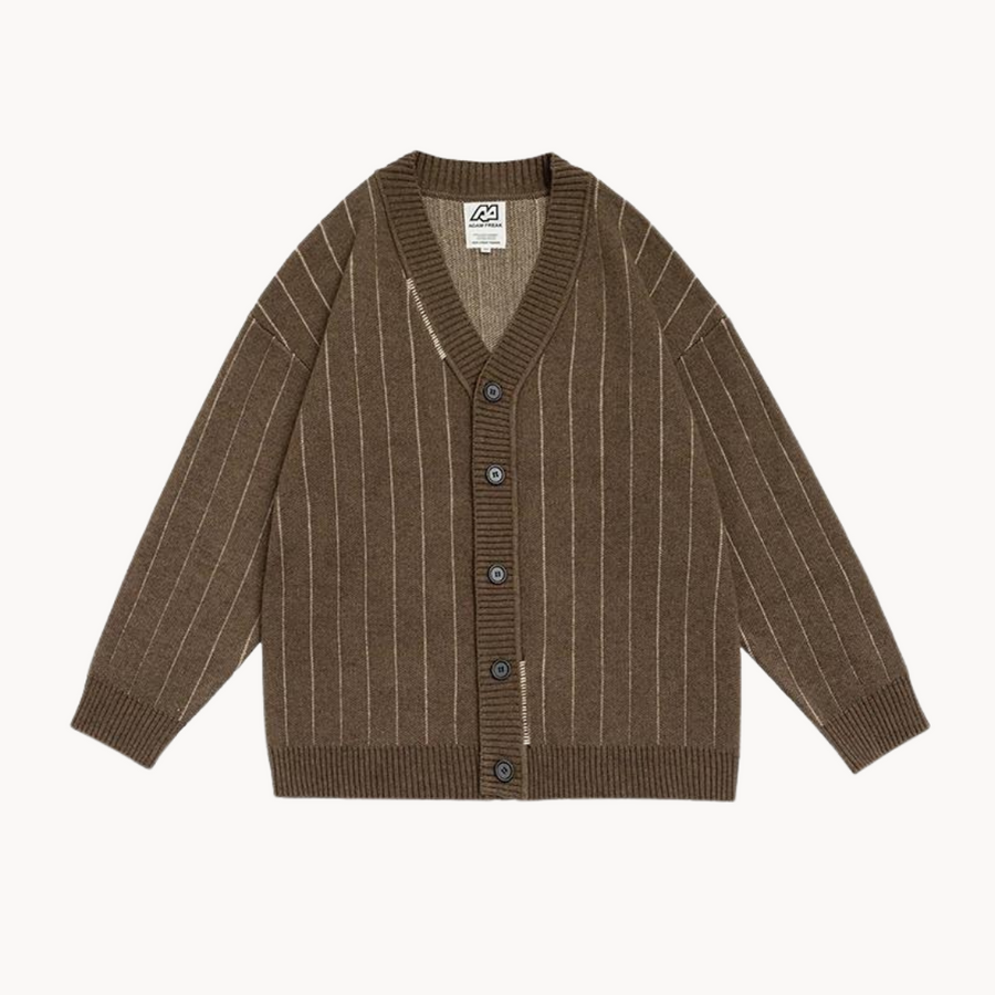 Men's Striped Cardigan | Venturina