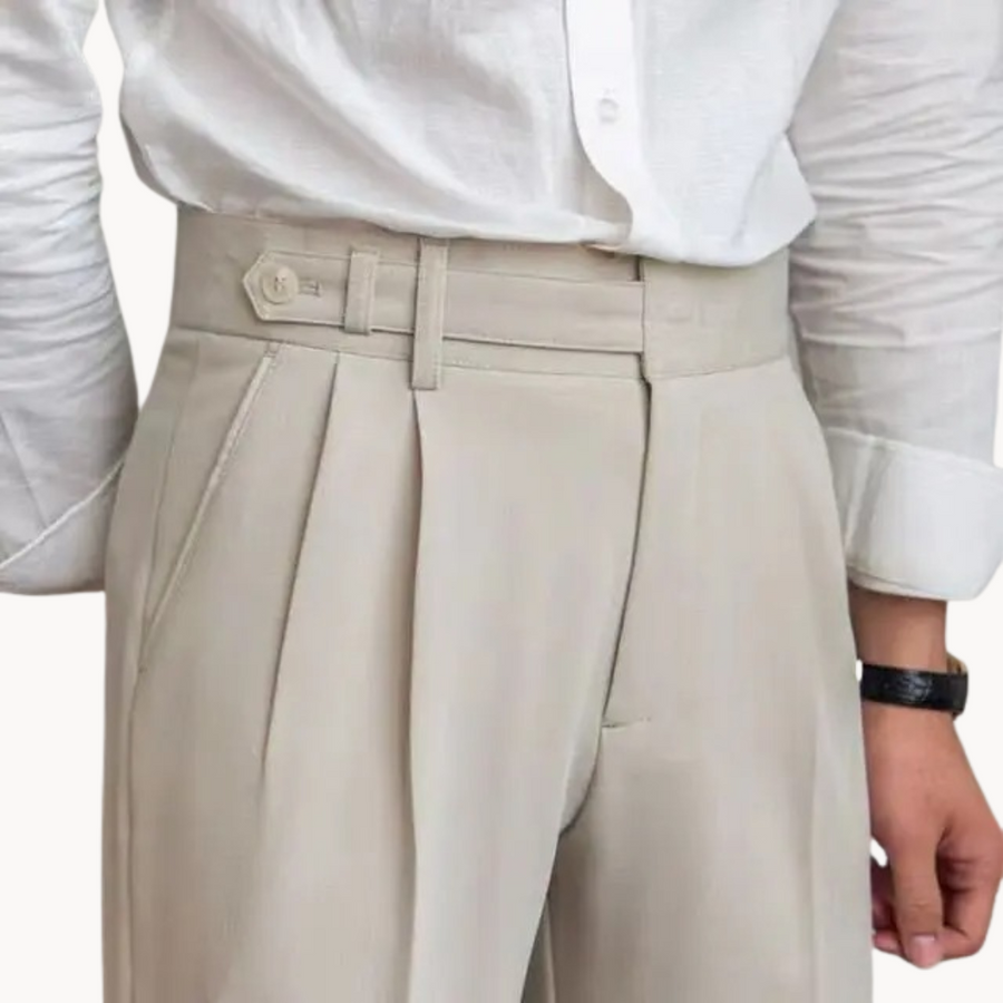 Men's Pleated Trousers | Santini