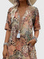 Yvonna™ | Elegant Floral Midi Dress