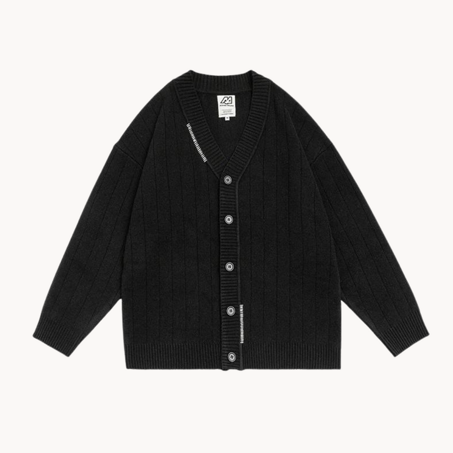 Men's Striped Cardigan | Venturina