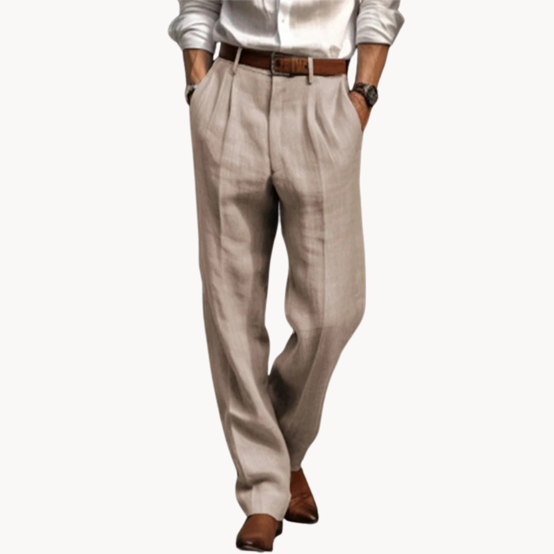 Men's Straight-Leg Trousers | Leandro