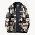 Men's Abstract Knit Cardigan | Faye
