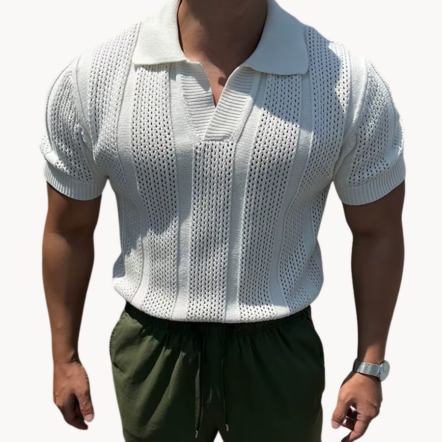 Men's Mesh Polo Shirt | Aurel