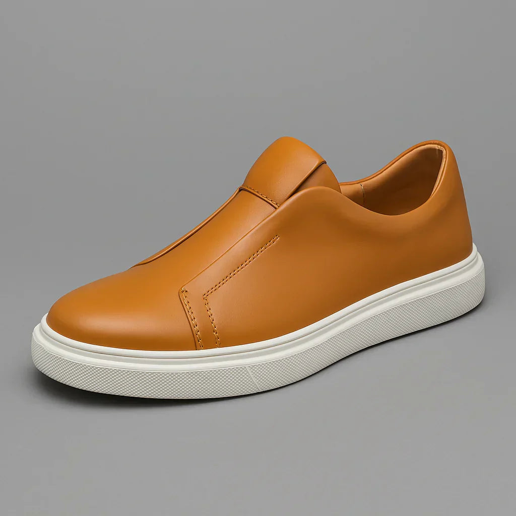 Men's Leather Slip-On Shoes – Sylvain