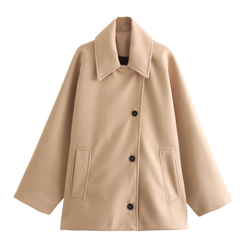 Manteau oversize en mélange de laine pour femme | Sidmouth