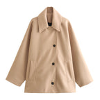 Manteau oversize en mélange de laine pour femme | Sidmouth
