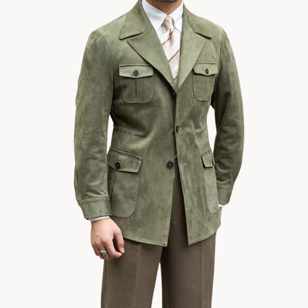 Men's Suede Coat | Riccardo