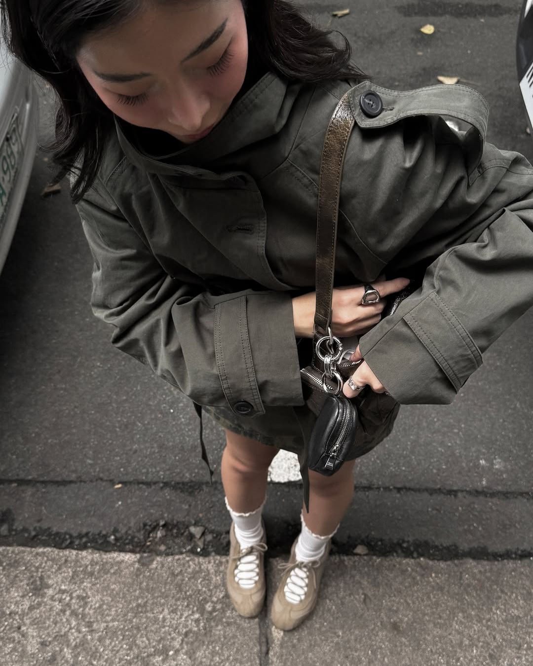 Trench-coat court à ceinture pour femme | Selworthy