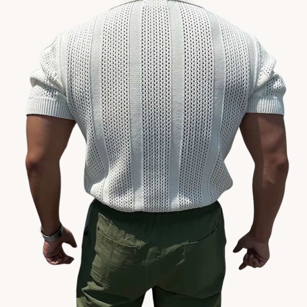 Men's Mesh Polo Shirt | Aurel