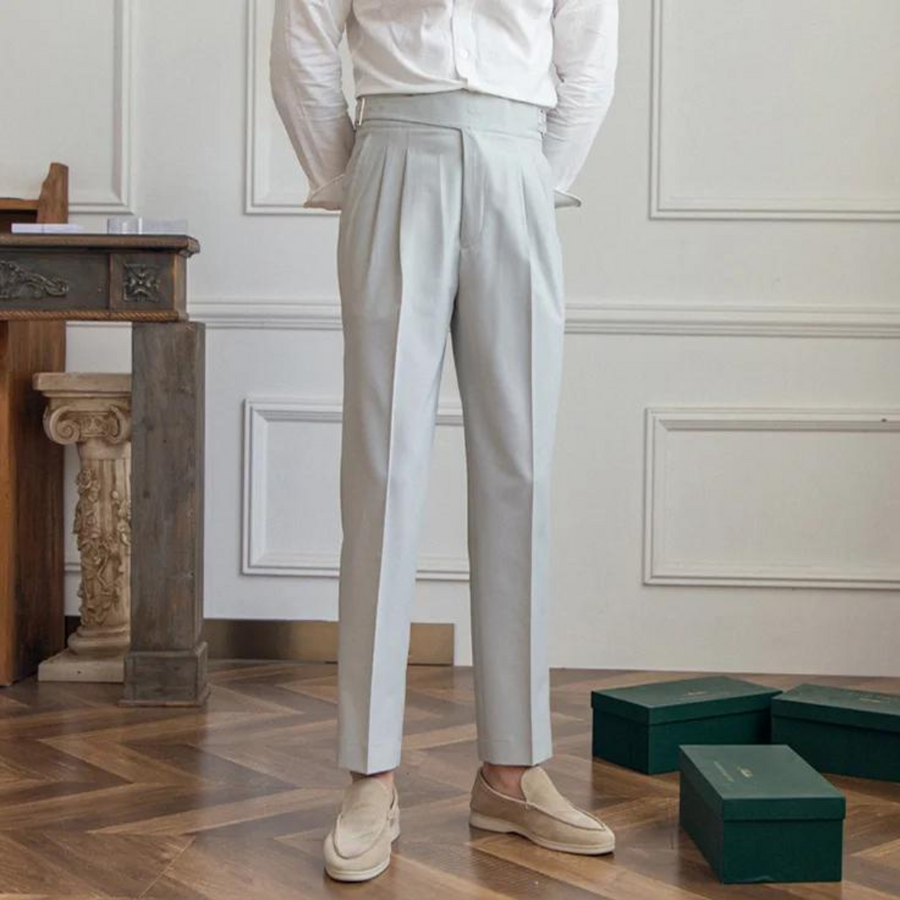 Men's Pleated Gurkha Trousers | Costa