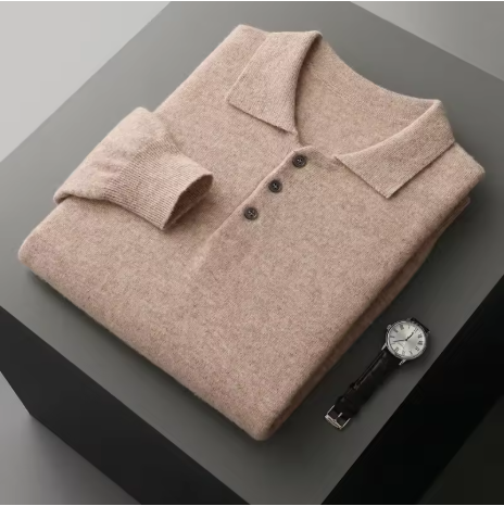Men's Cashmere Polo Shirt – Amalfi