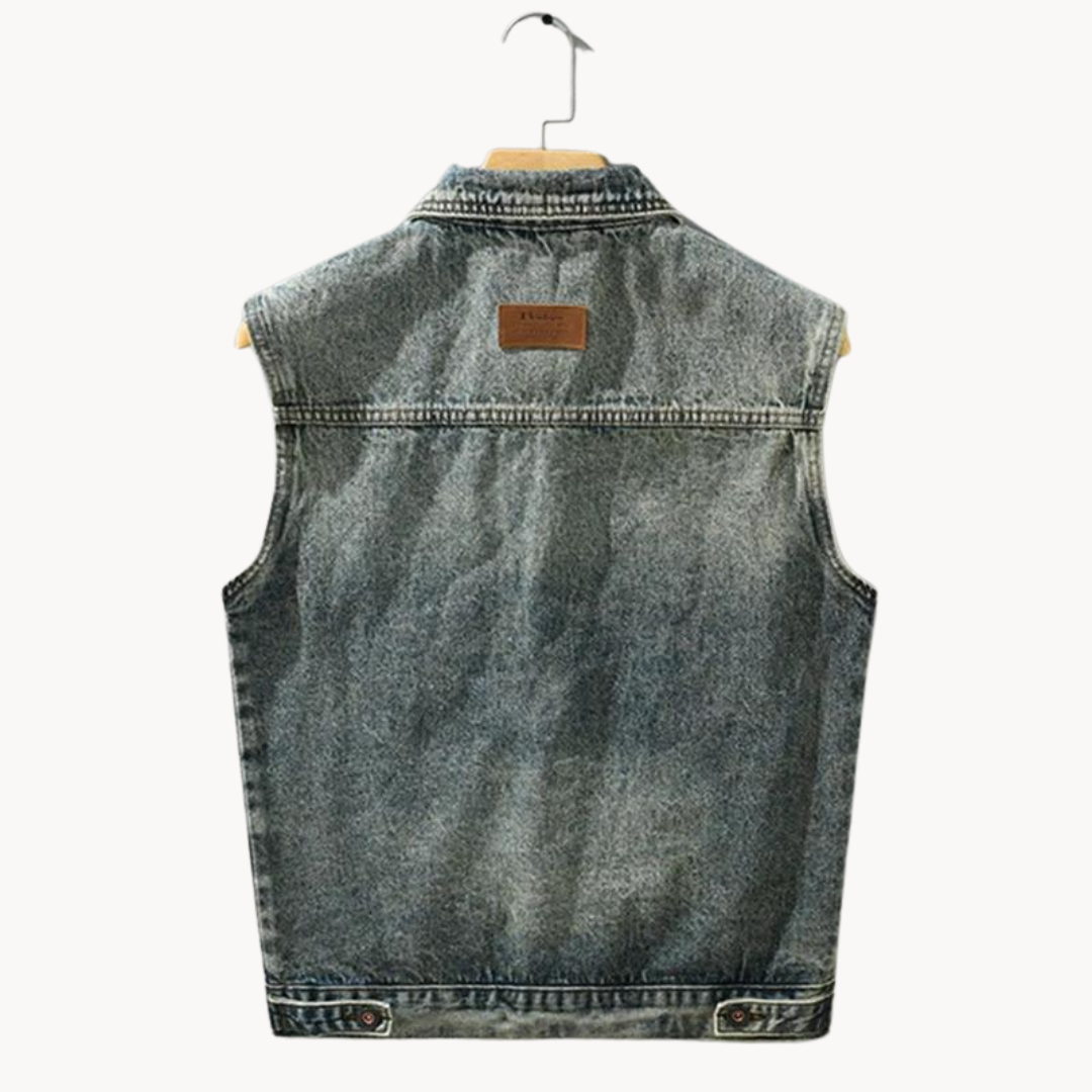 Men's Denim Vest | Claes