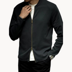 Men's Zip-Up Knit Jumper | Gennaro