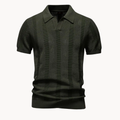 Men's Ribbed Polo Shirt | Larkin