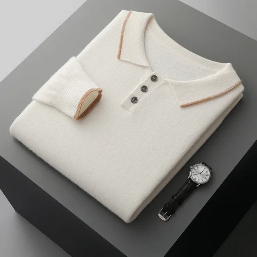 Men's Cashmere Polo Shirt – Amalfi
