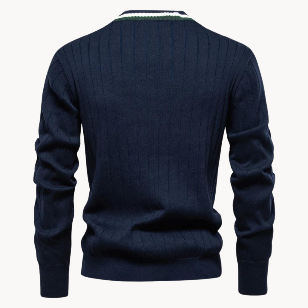 Men's V-Neck Cardigan | Karim