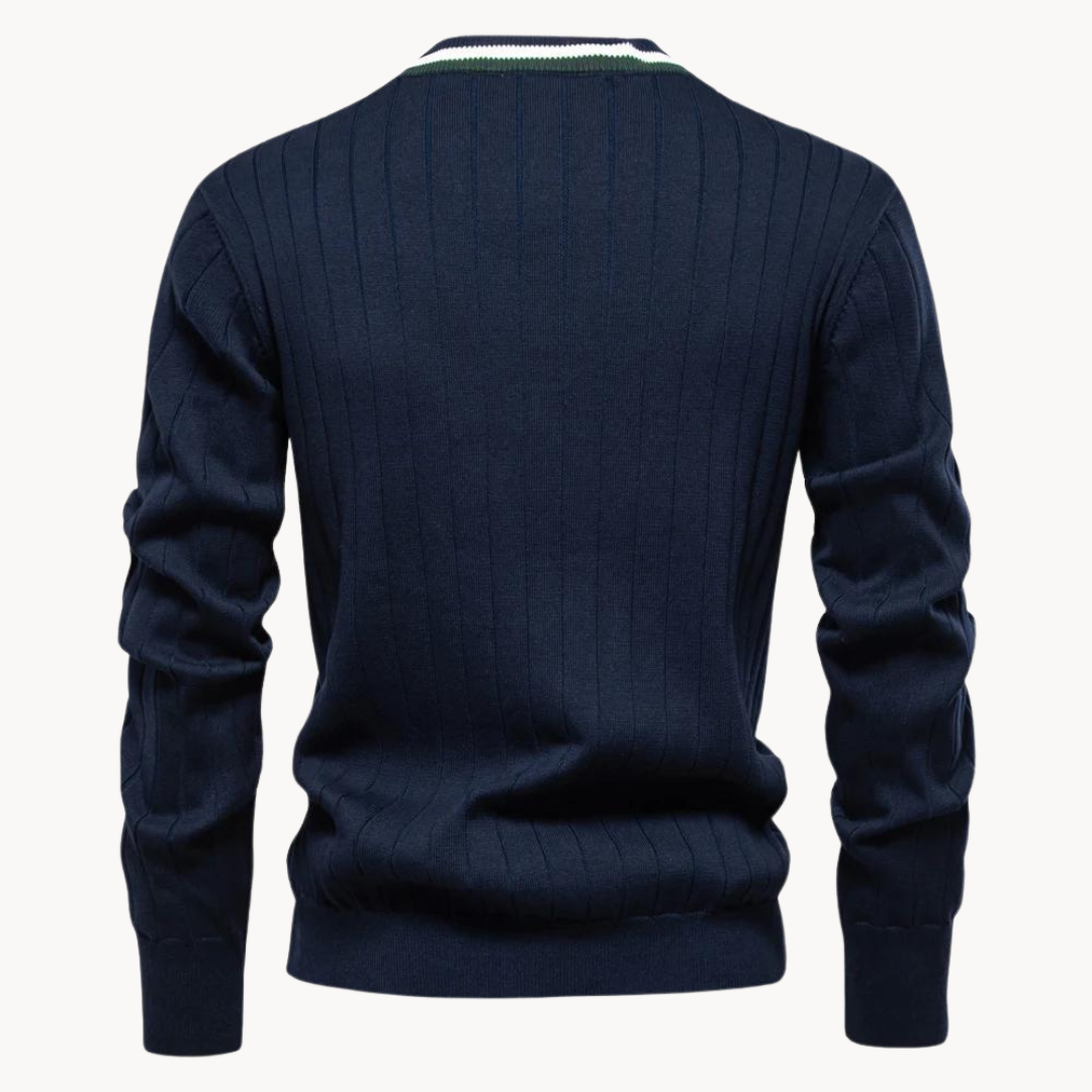 Men's V-Neck Cardigan | Karim