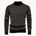Men's Striped Cotton Jumper | Navigator
