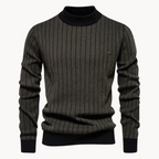 Men's Striped Cotton Jumper | Navigator