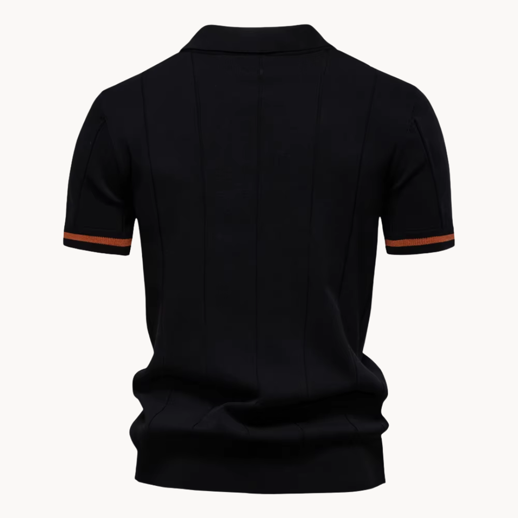 Men's Zip-Collar Polo Shirt | Callahan