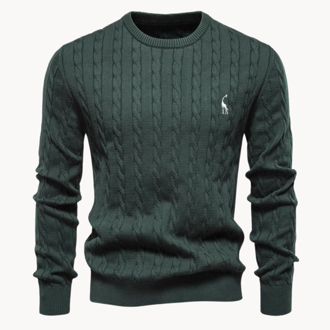 Men's Chunky Cable Knit Jumper | Kosta