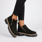 Women's Orthopaedic Wedge Ankle Boots with Side Zip — view 2