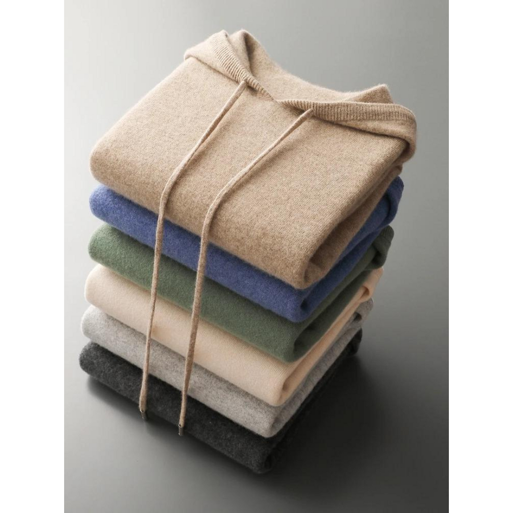Men's Merino Wool Hoodie | Glacier