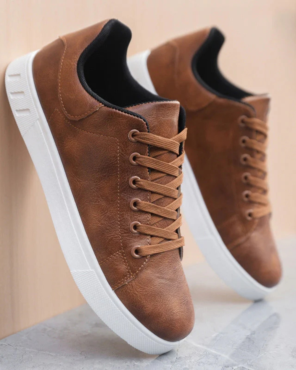 Men's Leather Sneakers – Corrado